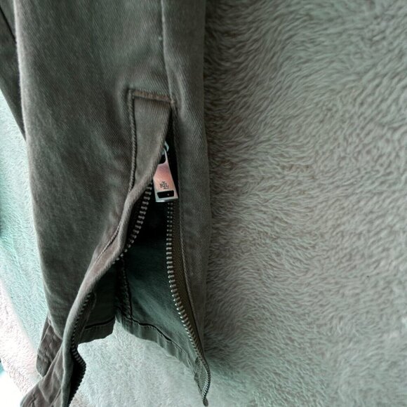 Ralph Lauren Stretch Cotton Capri Pants Zippered Pockets & Legs Womens Size 16 - Picture 3 of 11